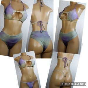 New Custom Made & Tie Dyed High Waist Set